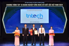 TNTech được vinh danh tại chương trình Top 10 doanh nghiệp công nghệ số xuất sắc Việt Nam