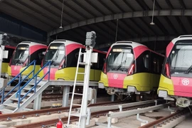 10 đoàn tàu metro Nhổn- Ga Hà Nội vượt qua đăng kiểm
