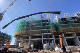 Nhiều tồn tại trong thi công dự án nhà ở Ruby Park