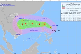 Tối mai bão Trami đi vào Biển Đông, thành bão số 6 mạnh cấp 12