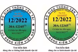 Từ 1-10, ô tô kinh doanh vận tải đến 9 chỗ được kéo dài chu kỳ đăng kiểm