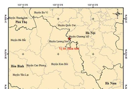 Chương Mỹ động đất 2,6 độ richter trong tối mùng 6 Tết