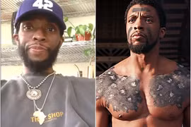 [ẢNH] Những hình ảnh cuối đời của tài tử 'Black Panther': Gầy rộc do bệnh, phải chống gậy để đi lại