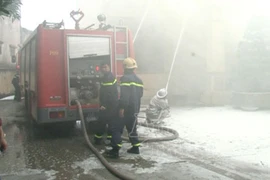 Diễn tập PCCC, ngừa hỏa hoạn cho làng nghề