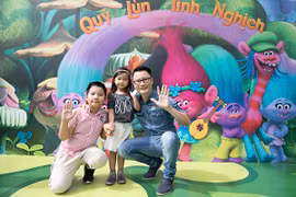 Gia đình sao Việt hào hứng với "Quỷ lùn tinh nghịch - Trolls"