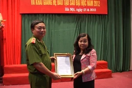 Khai giảng hệ đào tạo sau Đại học năm 2012 