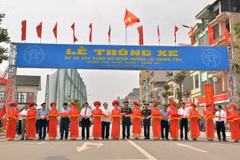 Khánh thành đường Lê Trọng Tấn - tuyến đường văn minh kiểu mẫu của Hà Nội
