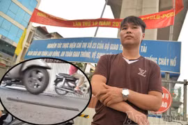 Đường sắt trên cao Cát Linh - Hà Đông: Sắt lại rơi trúng người đi đường