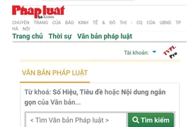Ra mắt Cổng tra cứu Văn bản pháp luật trên chuyên trang Pháp luật và Xã hội