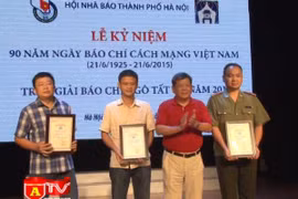 Hội Nhà báo Hà Nội kỷ niệm 90 năm ngày Báo chí Cách mạng Việt Nam và trao giải thưởng Ngô Tất Tố