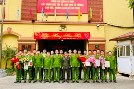 Chúc mừng 13 chiến sỹ hoàn thành nghĩa vụ Công an nhân dân