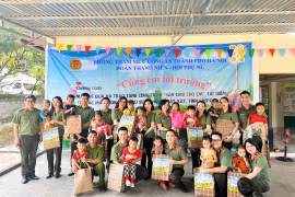 Nghĩa tình chiến sỹ Công an Hà Nội với người dân và đồng đội nơi biên cương