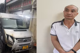 Cải trang thành 'ninza', rạng sáng đi đốt xe ô tô 16 chỗ