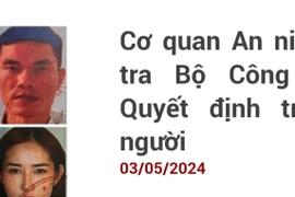 Truy tìm nhóm người trong vụ án Đưa hối lộ, Môi giới hối lộ, Lừa đảo chiếm đoạt tài sản