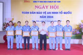 Ngày hội "Toàn dân bảo vệ an ninh Tổ quốc” Công ty TNHH Điện Stanley Việt Nam