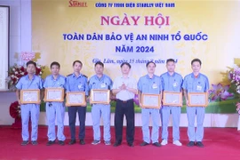 Ngày hội "Toàn dân bảo vệ an ninh Tổ quốc” Công ty TNHH Điện Stanley Việt Nam