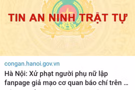 Xử phạt người phụ nữ lập fanpage giả mạo cơ quan báo chí trên mạng xã hội