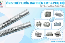 Ống luồn dây điện EMT Cát Vạn Lợi bảo vệ hệ thống điện công trình