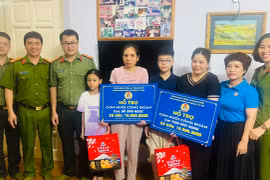 Nghĩa cử lớn của Chương trình ‘Con nuôi Công đoàn' Công an quận Tây Hồ
