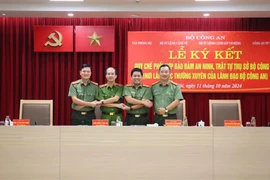 Triển khai Quy chế phối hợp bảo đảm an ninh, trật tự trụ sở Bộ Công an