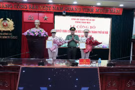 Phòng Tham mưu công bố quyết định về công tác cán bộ của Giám đốc Công an thành phố Hà Nội