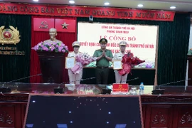 Phòng Tham mưu công bố quyết định về công tác cán bộ của Giám đốc Công an thành phố Hà Nội