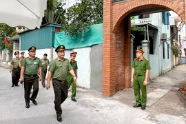 Đảm bảo tuyệt đối an ninh, an toàn lễ Quốc tang Tổng Bí thư Nguyễn Phú Trọng tại làng Lại Đà, xã Đông Hội