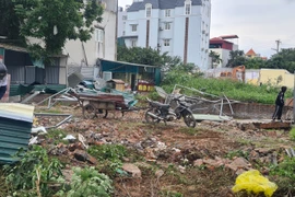 Cưỡng chế hàng loạt công trình xây không phép tại phường Ngọc Thụy