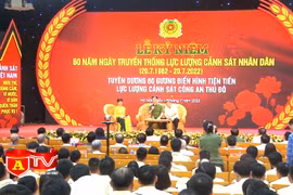 Vinh danh lực lượng Cảnh sát Công an Thủ đô "Vì nước quên thân, vì dân phục vụ”