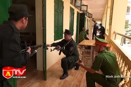 Hiệp đồng diễn tập chiến đấu trong khu vực phòng thủ xã năm 2022