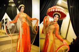 Cận cảnh bộ “Long vũ khúc” Nguyễn Thị Loan sẽ mặc tại Miss World