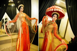 Cận cảnh bộ “Long vũ khúc” Nguyễn Thị Loan sẽ mặc tại Miss World
