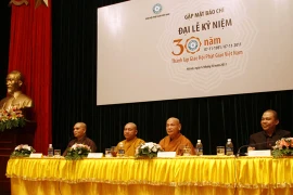 Nhiều hoạt động mừng Đại lễ 30 năm thành lập Giáo hội Phật giáo Việt Nam