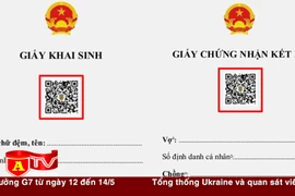 Từ 18/2 sẽ sử dụng giấy khai sinh, đăng ký kết hôn điện tử