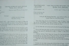 Giám đốc “chế” giấy tờ giả