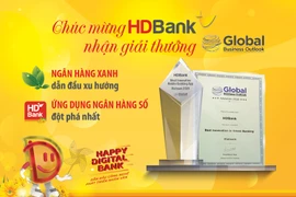 HDBank nhận giải Triển vọng Kinh doanh Toàn cầu năm 2020