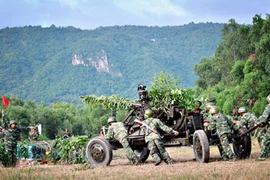 Pháo phòng không 37mm khạc đạn, diệt gọn mục tiêu