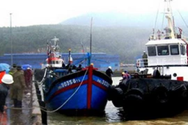 Tàu cá Khánh Hòa ứng cứu tàu Bình Định gặp nạn