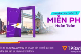 Miễn phí chuyển tiền quốc tế lên tới 20 triệu đồng chỉ có tại TPBank