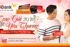 Mừng 20-10, HDBank tặng khách hàng hàng ngàn phần quà và tiền vào tài khoản 
