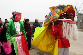 Độc đáo lễ rước Đốn tại Ứng Hòa