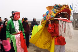 Độc đáo lễ rước Đốn tại Ứng Hòa