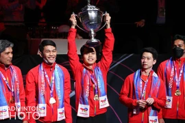 Trung Quốc thua tâm phục Indonesia ở chung kết cầu lông Thomas Cup
