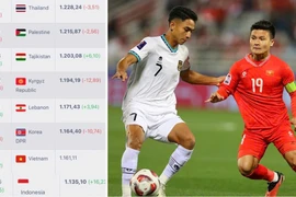 Tuyển Việt Nam bất ngờ tăng 2 bậc FIFA, Thái Lan tụt hạng