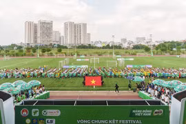 Sôi nổi giải bóng đá học đường tranh cúp Nestlé Milo