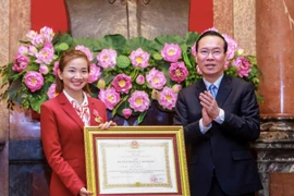 Chủ tịch nước Võ Văn Thưởng biểu dương HLV, VĐV tiêu biểu của đoàn thể thao Việt Nam