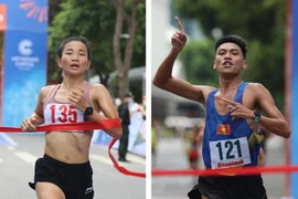Trần Văn Đảng, Nguyễn Thị Oanh vô địch giải chạy Báo Hànộimới 2022