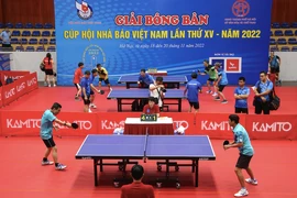 Tưng bừng khai mạc giải bóng bàn Hội Nhà báo Việt Nam