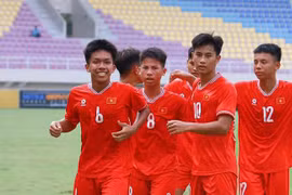 Đại thắng Myanmar 5-1, U16 Việt Nam vào bán kết