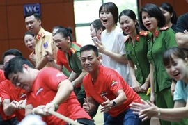 Rộn tiếng cười tại ngày hội thể thao Công đoàn CATP Hà Nội